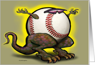 BaseballaSaurus Rex Card