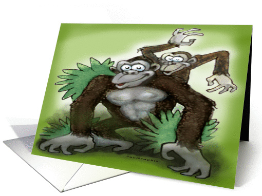 Monkeys card (379120)