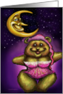 Lingerie Bear Card