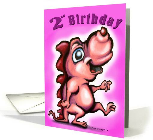 Baby Girl Dragon card (379799)