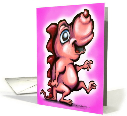 Baby Girl Dragon card (379801)