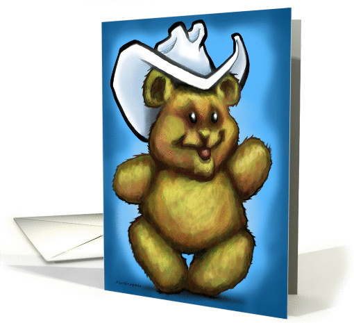 Cowboy Bear card (382036)