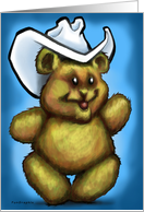 Cowboy Bear Card