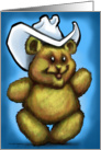 Cowboy Bear Card