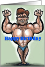 Happy Birthday Beefcake Card