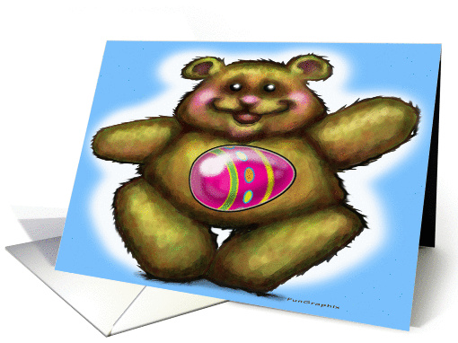 Easter Bear card (392402)