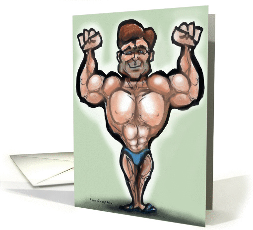 Muscle Dude card (397705)