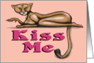 Kiss Me Cougar Card