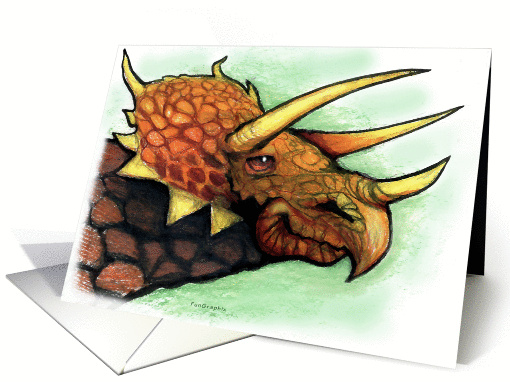 Triceratops card (422692)