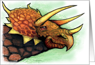 Triceratops Card
