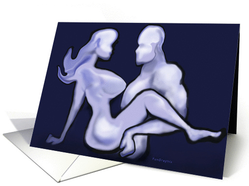Mudflap Babe & Dude card (422773)
