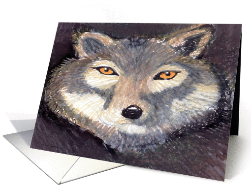 Wolf card (423806)