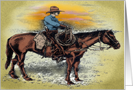 Cowboy Card