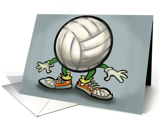 Volleyball card (480023)