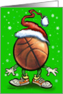 Basketball Christmas card