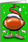 Football Christmas card