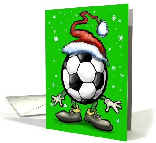 Soccer Christmas card (491628)