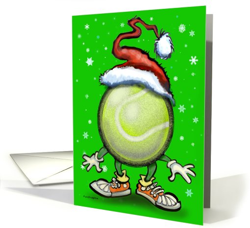 Tennis Christmas card (491632)