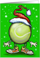 Tennis Christmas card
