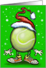 Tennis Christmas card