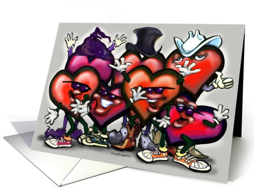 Hearts Party card (558245)