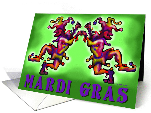 Mardi Gras card (562810)