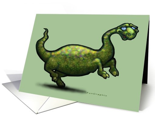 Dinosaur card (564217)