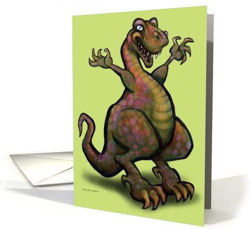 Dinosaur card (564218)
