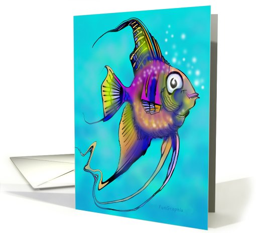 Angelfish card (568204)