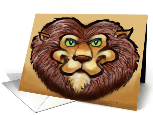 Lion card (574754)