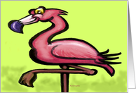 Flamingo card