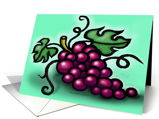Grapes card (578388)