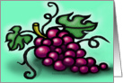 Grapes card