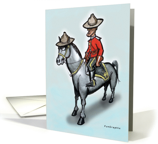 Canadian Mounty card (579042)