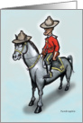 Canadian Mounty card