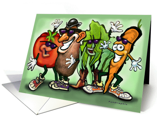 Veggies card (582518)