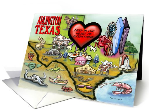 Arlington Texas card (592313)
