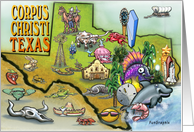 Corpus Christi Texas card