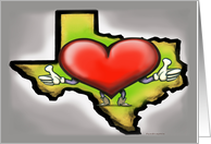 Heart of Texas card