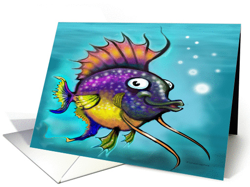 Fun Fish Pool Party card (610055)
