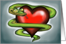 Love Bites, Snake Around Heart card