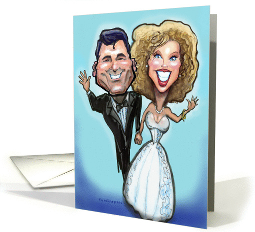 Anniversary Party Invitation, Bride and Groom card (647582)