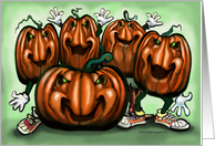 Pumpkin Party card