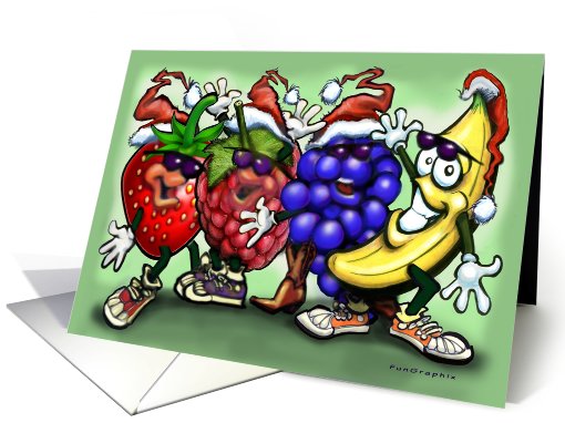 Berry Christmas & Banbana New Year card (721289)