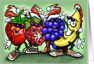 Berry Christmas & Banbana New Year card