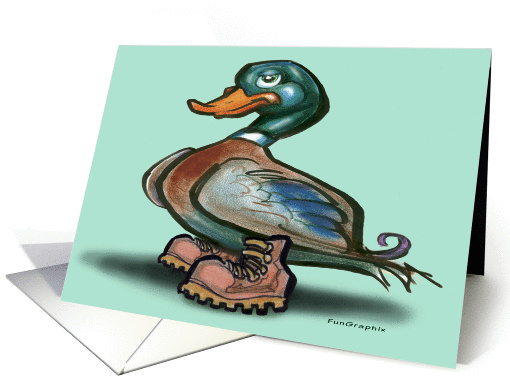 Wood Duck Building card (724838)