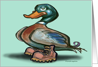 Wood Duck Building card