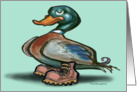 Wood Duck Building card