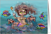 Little Mermaid card