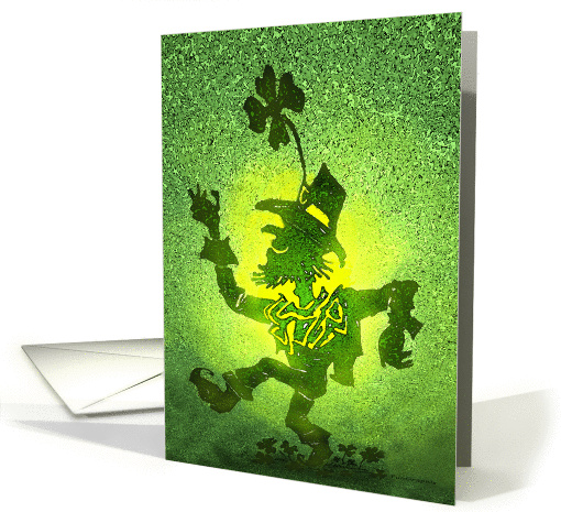 St. Patrick's Day Leprechaun card (772441)